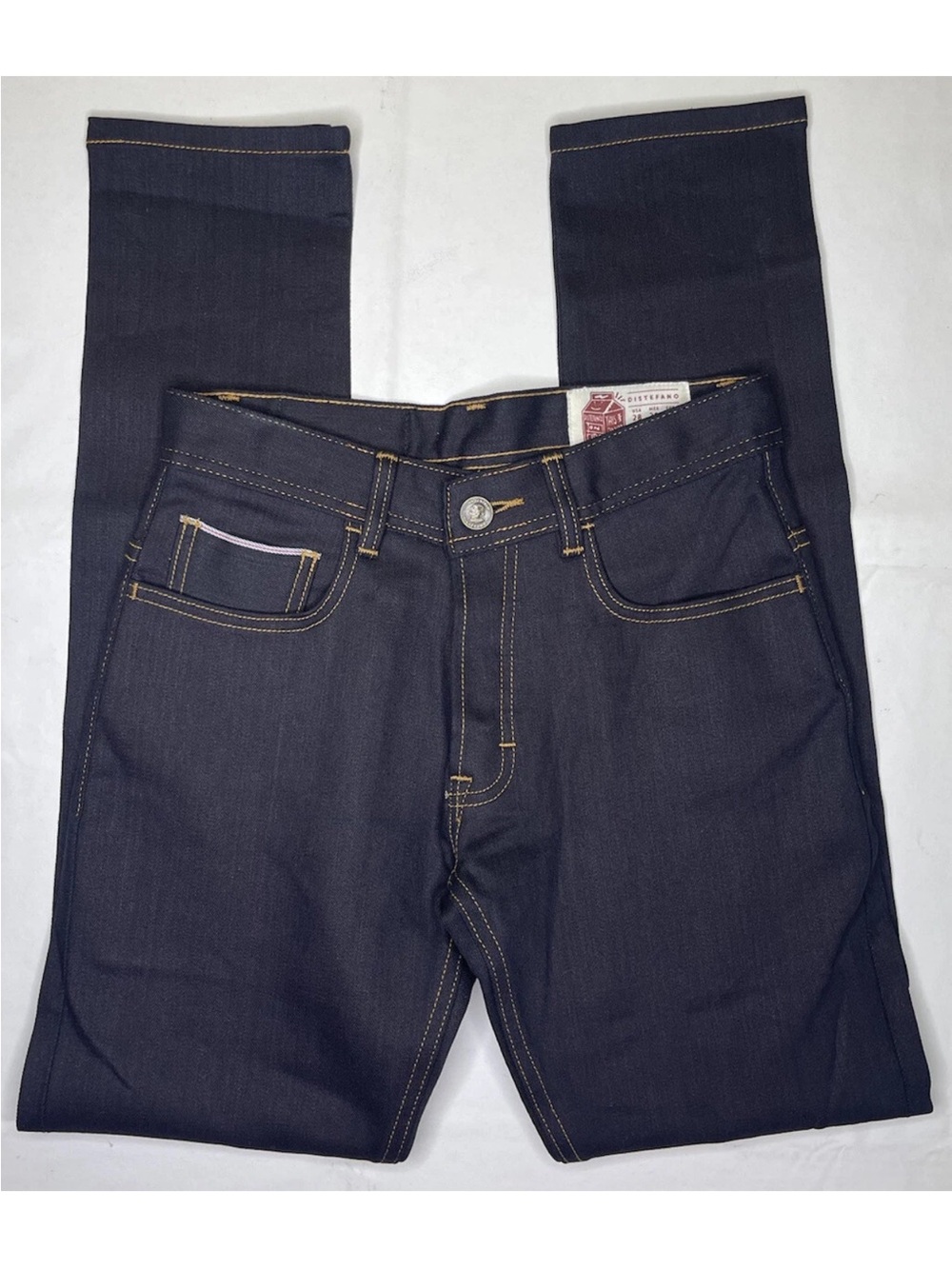 Men's Distefano Menswear Freezo 3.0 Jeans Button Fly Size 28x32 Dark Wash
